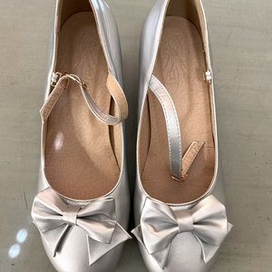 Short Silver Heels